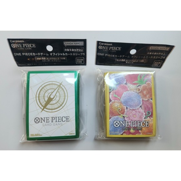 Other - One Piece Card Game Official TCG  - Standard Green and Devil Fruits 70 Sleeves